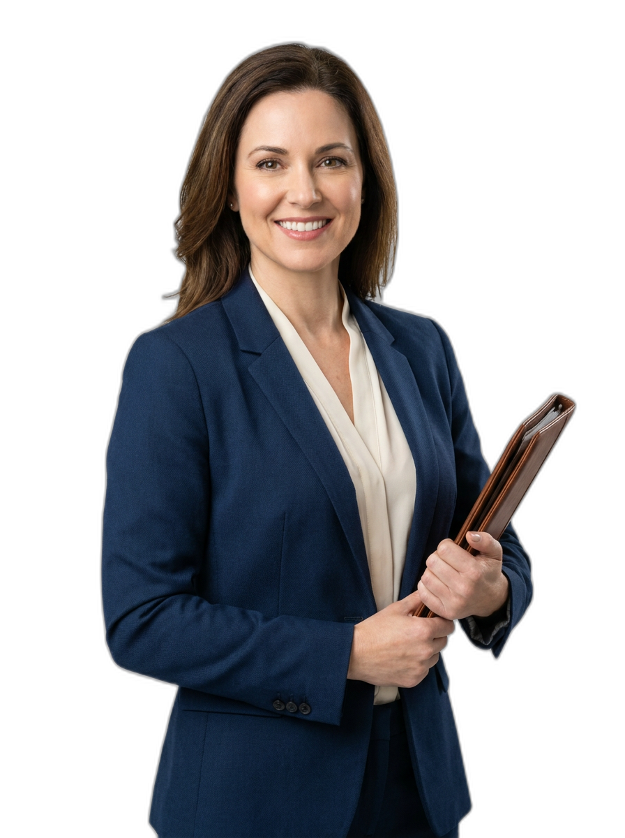 The Agent in a real-estate office